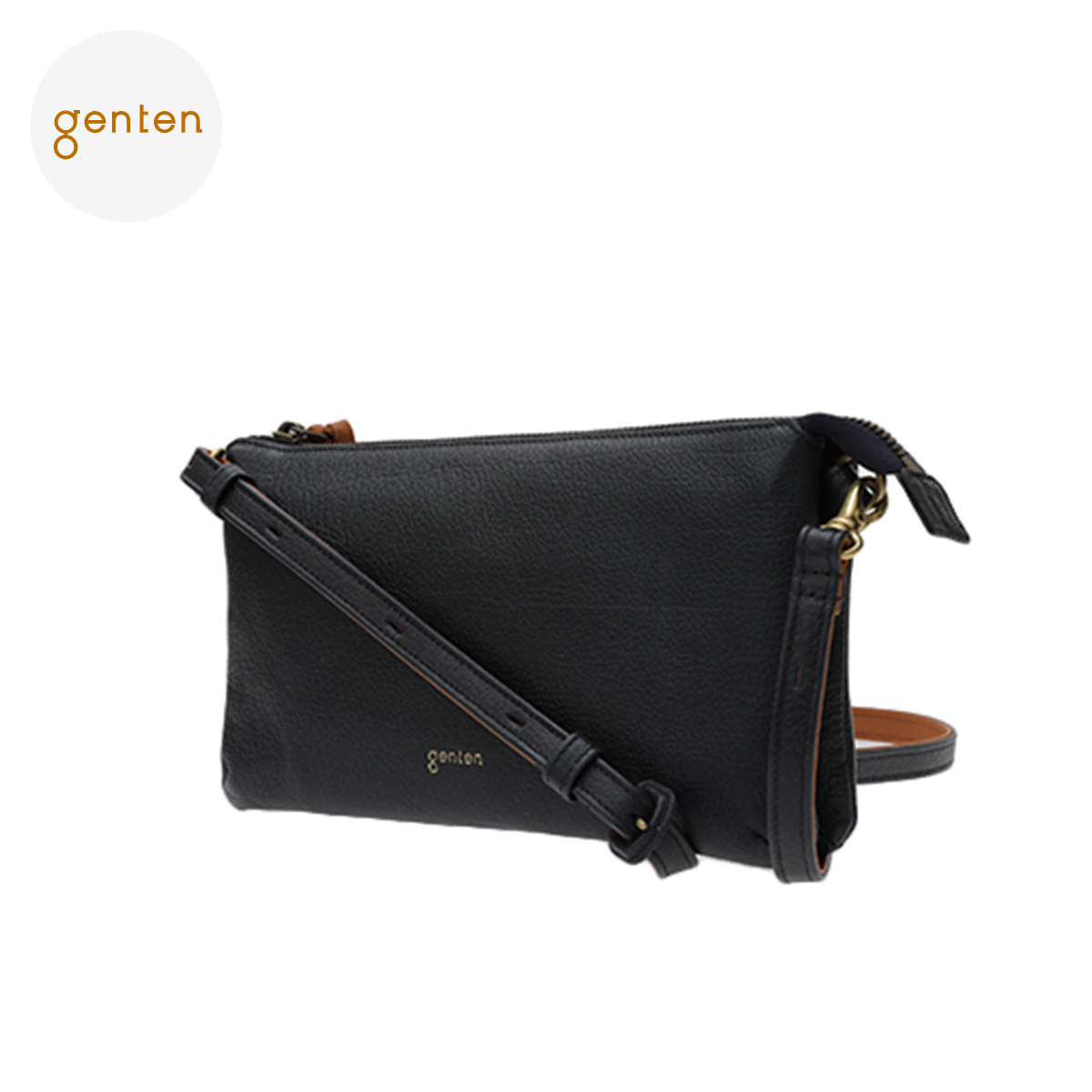 genten（ゲンテン） genten 44094 タスカ お財布ショルダー 本革 ミニ 