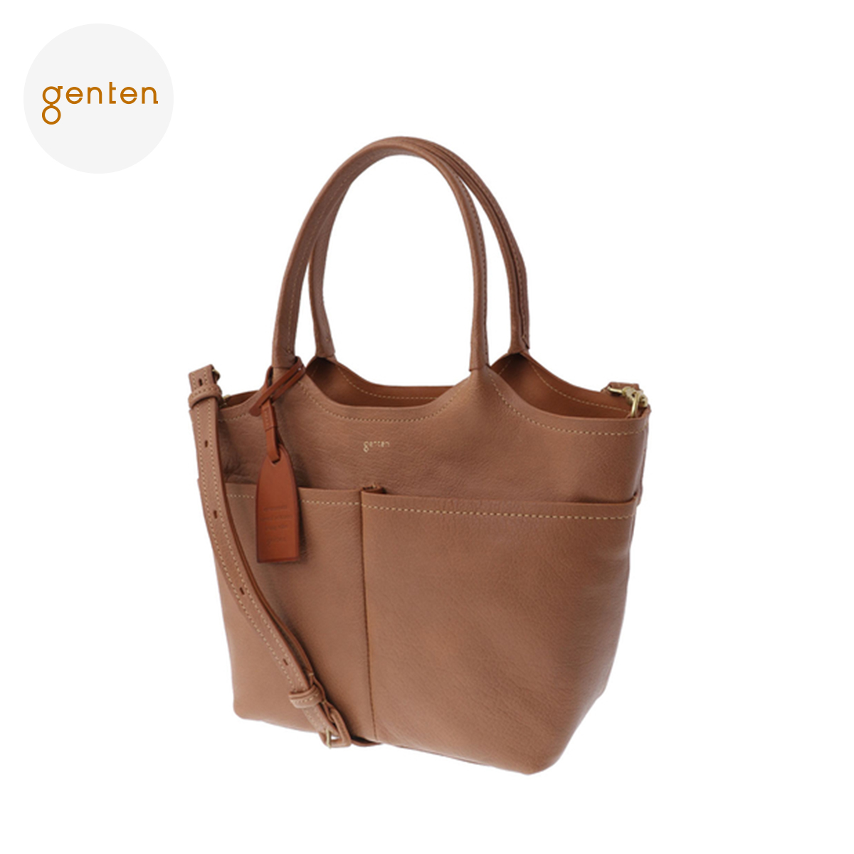 genten（ゲンテン） genten 44099 タスカ 2wayトートバッグ 本革 