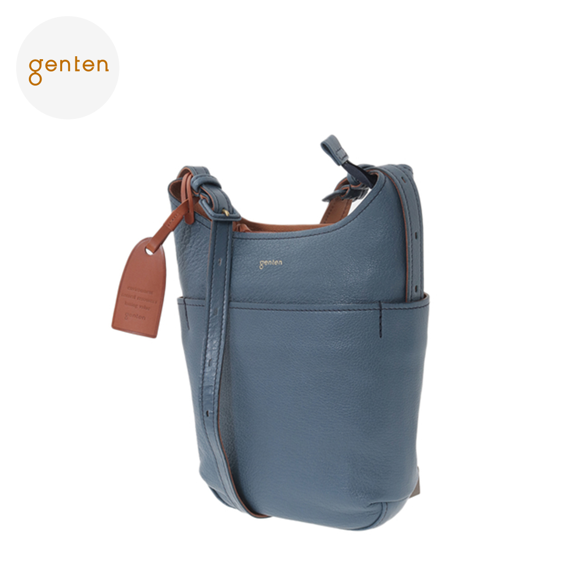 genten（ゲンテン） genten 44100 タスカ ショルダーバッグ M 本革 