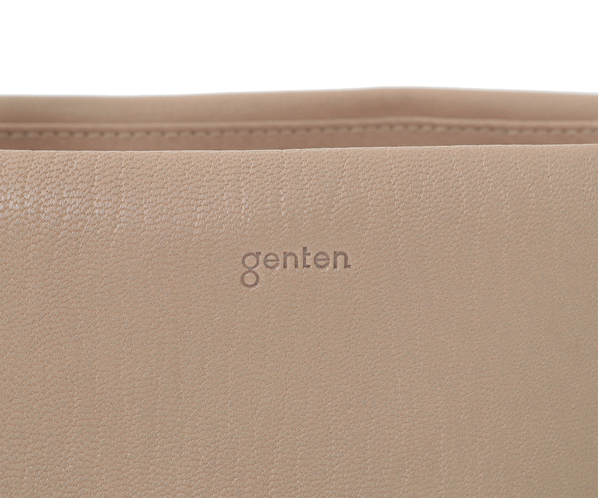 【dan genten】ゴートレザー ボディバッグ ブラウン 本革 経年変化 革好きにはたまらない！アートブラウンのトラ革（タン）ボディバッグが