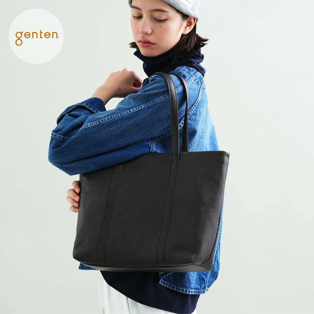 genten トートバッグ 日本製 ゴートベーシック トートバッグ｜商品一覧 | 革財布、バッグの