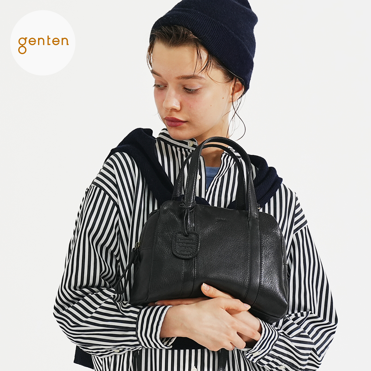genten（ゲンテン） genten 44117 ゴートベーシック 2WAY ボストン 
