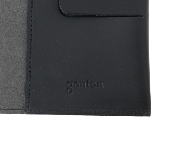 ゲンテン genten 44243 カットワーク ブックカバー 本革 ブックカバーの画像