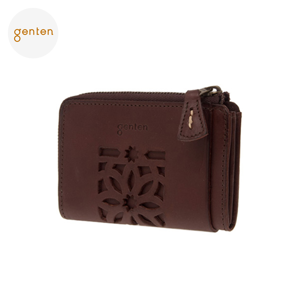 genten（ゲンテン） genten 44246 カットワーク マルチケース 本革