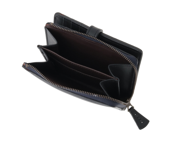 genten（ゲンテン） genten 44255 カットワーク 二つ折り財布 限定 本