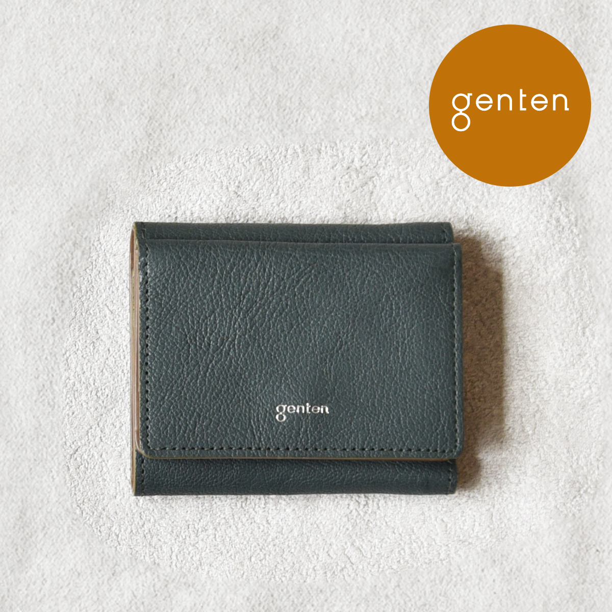 genten ゲンテン 43772 アンティーコ × LIBERTY 口金2つ折り財布