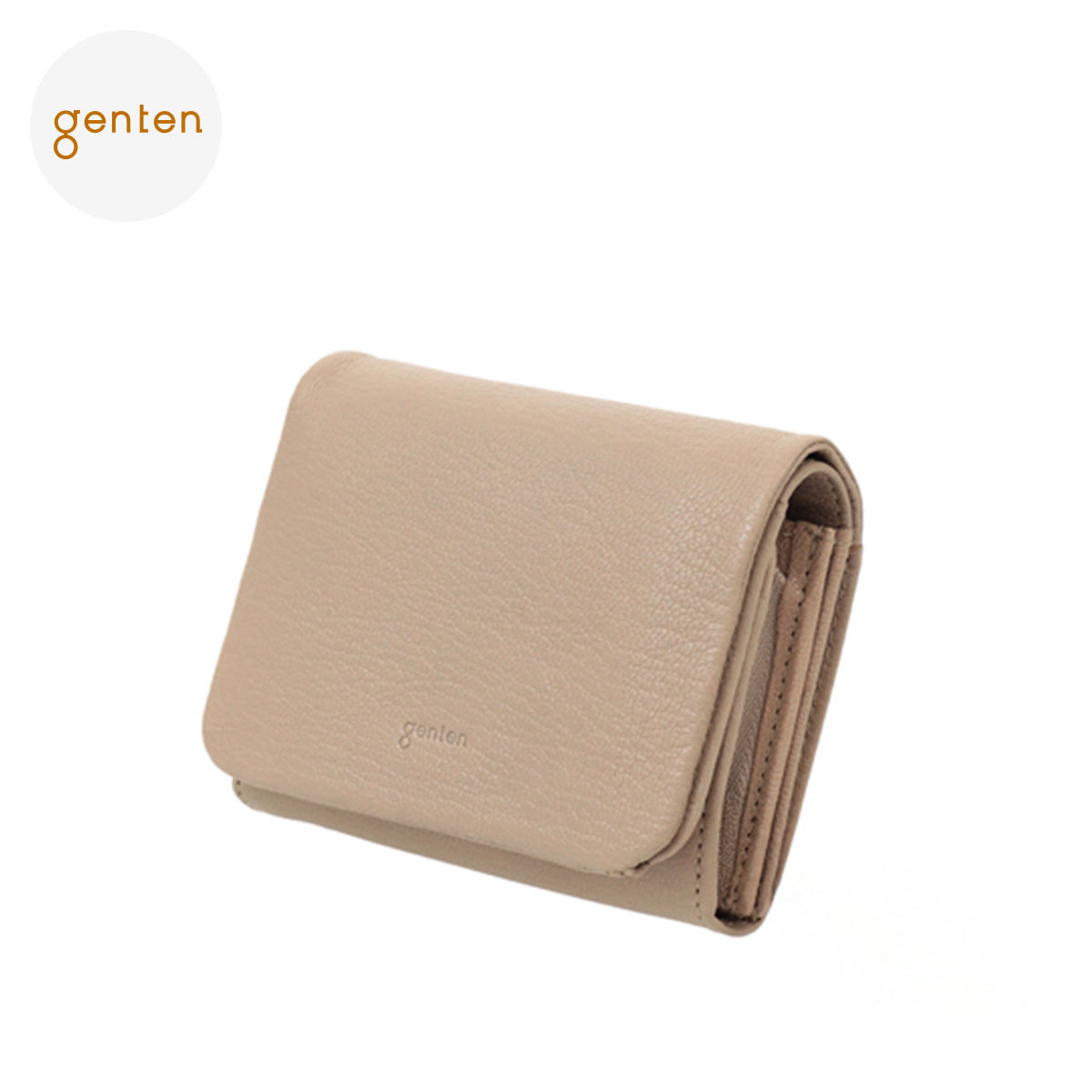 genten（ゲンテン） genten 44362 ゴートベーシック 二つ折り財布 本革 