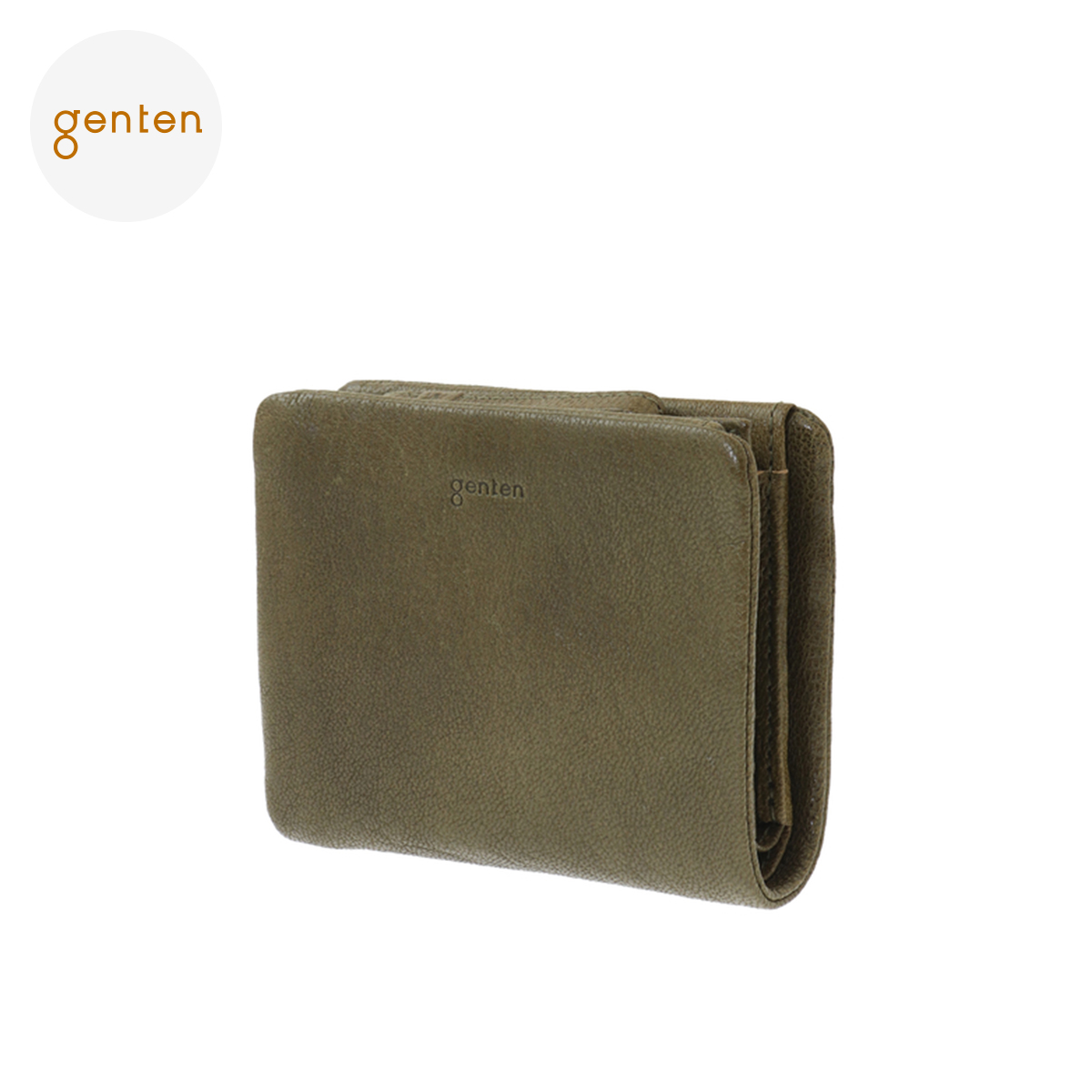 genten（ゲンテン） genten 44364 ゴートベーシック 二つ折り財布 本革