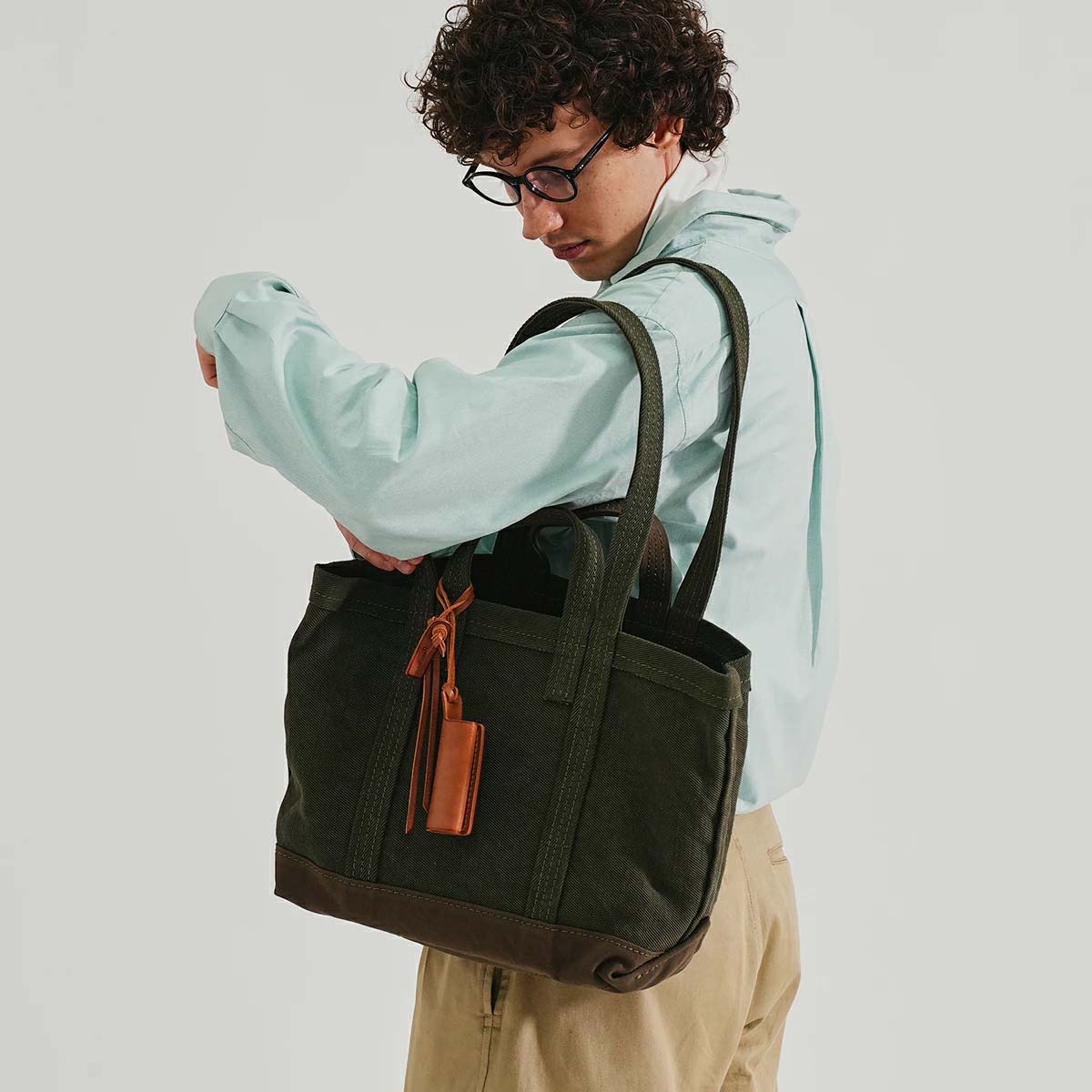 genten（ゲンテン） genten 44375 セルビッジトート2 中 帆布 トート