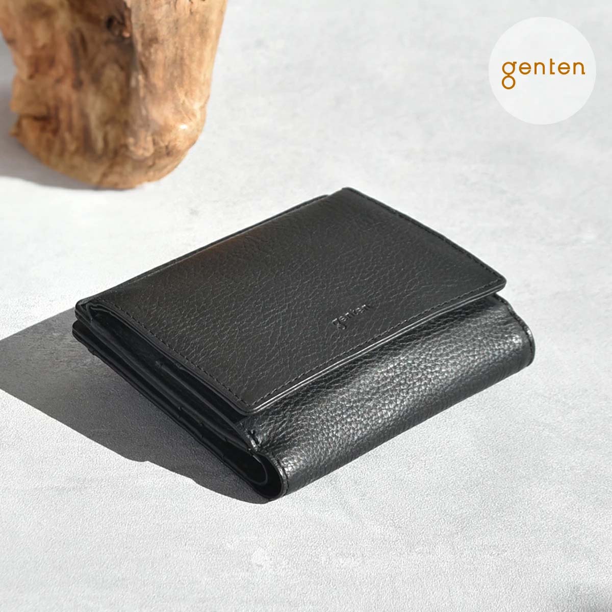 genten（ゲンテン） genten 44442 ミネルヴァ2 二つ折り外ボックス財布 