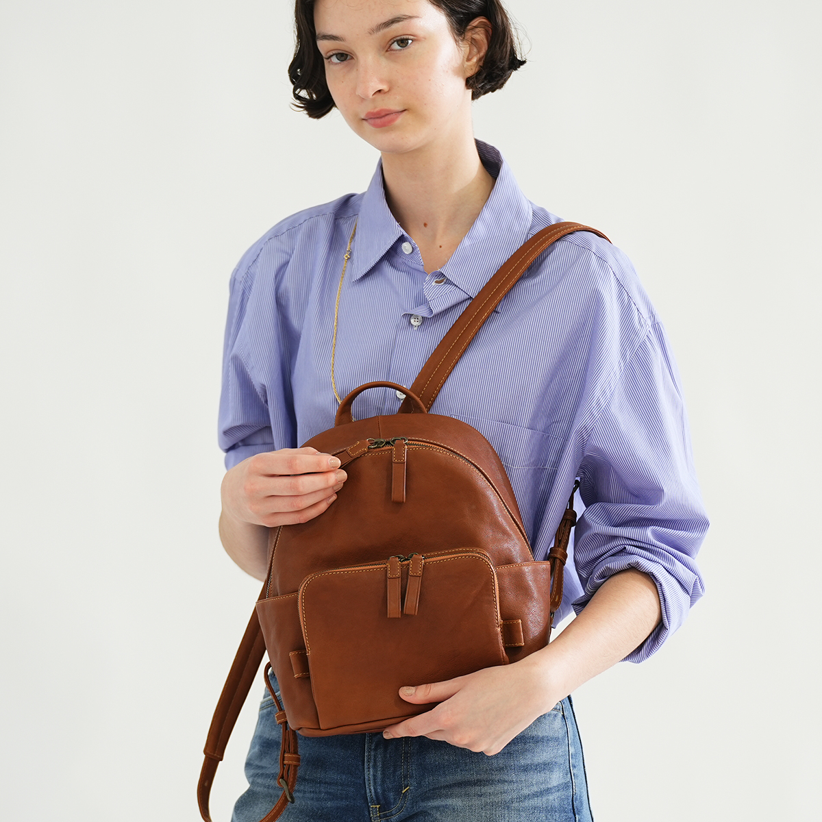 美品　genten リュック エキップライト 大リュック｜商品一覧 | 革財布、バッグのgenten