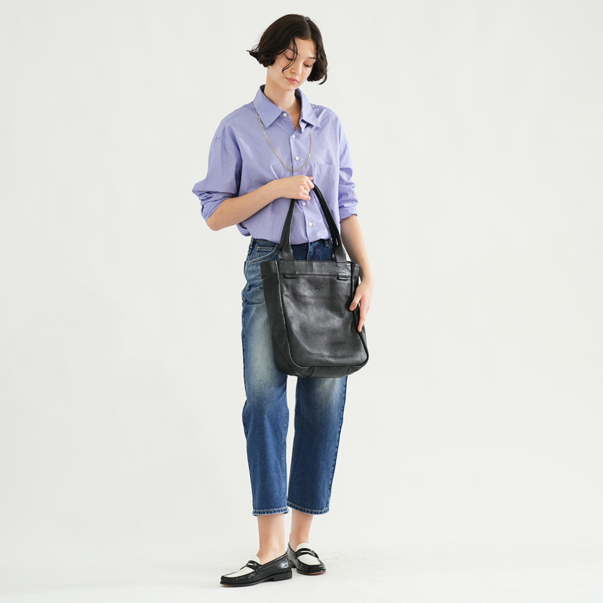genten（ゲンテン） genten 44537 エキップライト A4トートバッグ 本革 