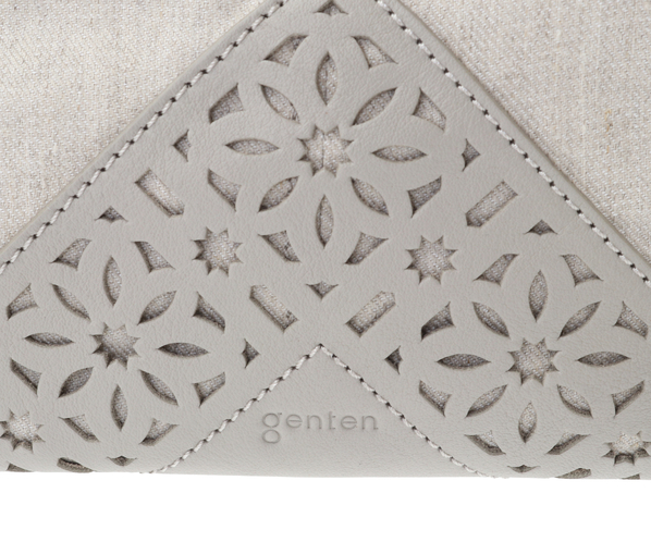 genten（ゲンテン） genten 44620 リノ トートバッグ 大 本革 リネン