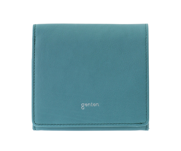 genten ゲンテン 44647 ピア 二つ折りBOX財布 本革 財布