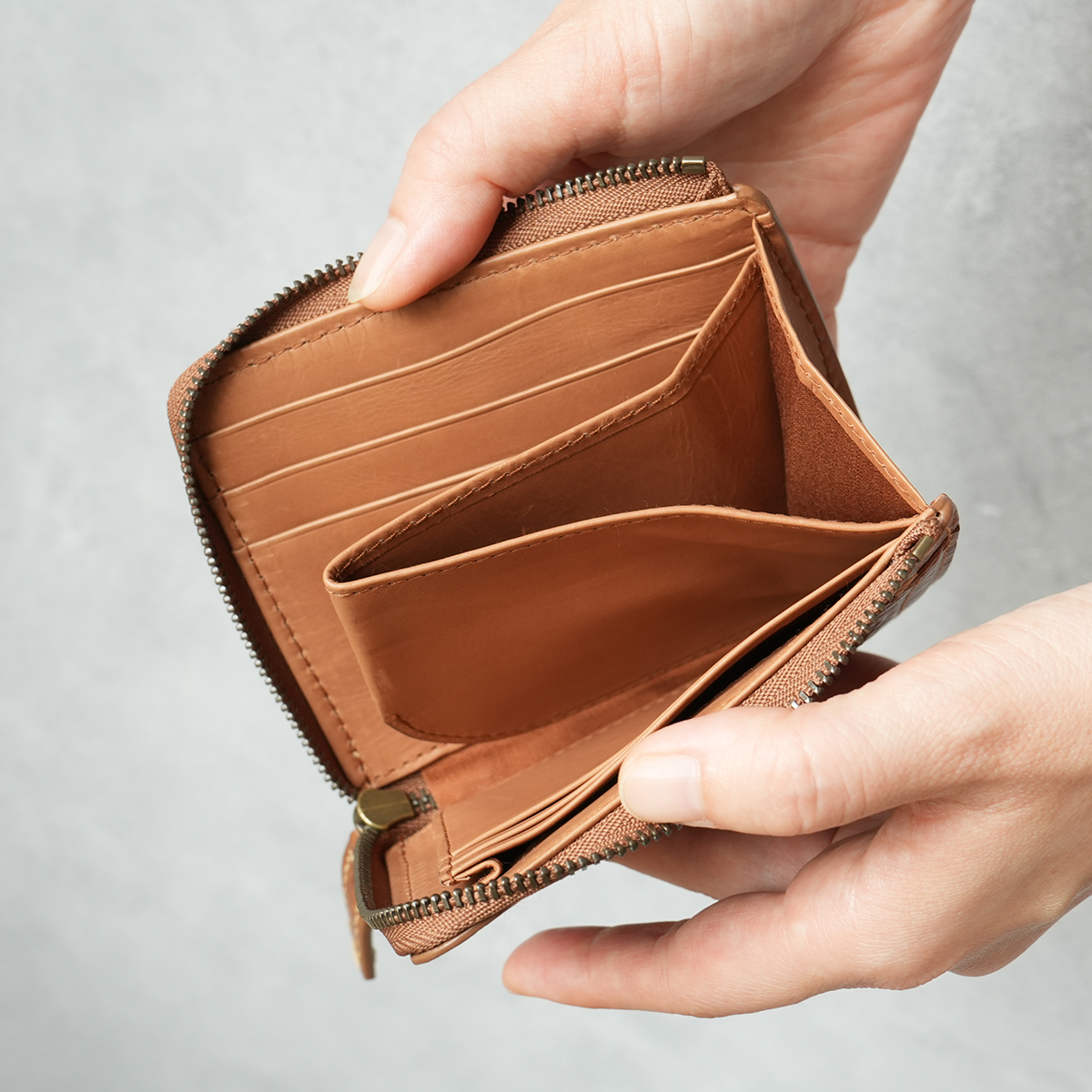 genten（ゲンテン） genten 44801 リラサート 2つ折り財布 本革 財布 2