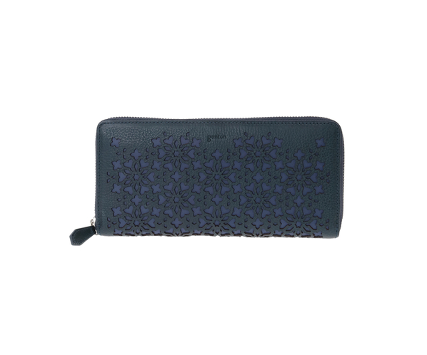 genten（ゲンテン） genten 44810 カレイド ラウンド長財布 本革 
