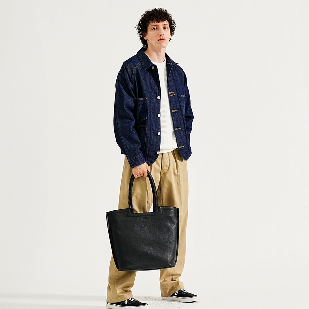 genten（ゲンテン） genten 44860 ゴートマキシ トートバッグ 本革