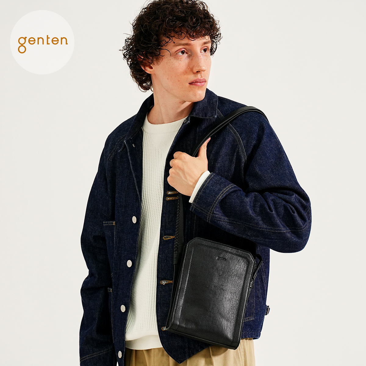 genten（ゲンテン） genten 44862 ゴートマキシ ミニショルダー 本革 