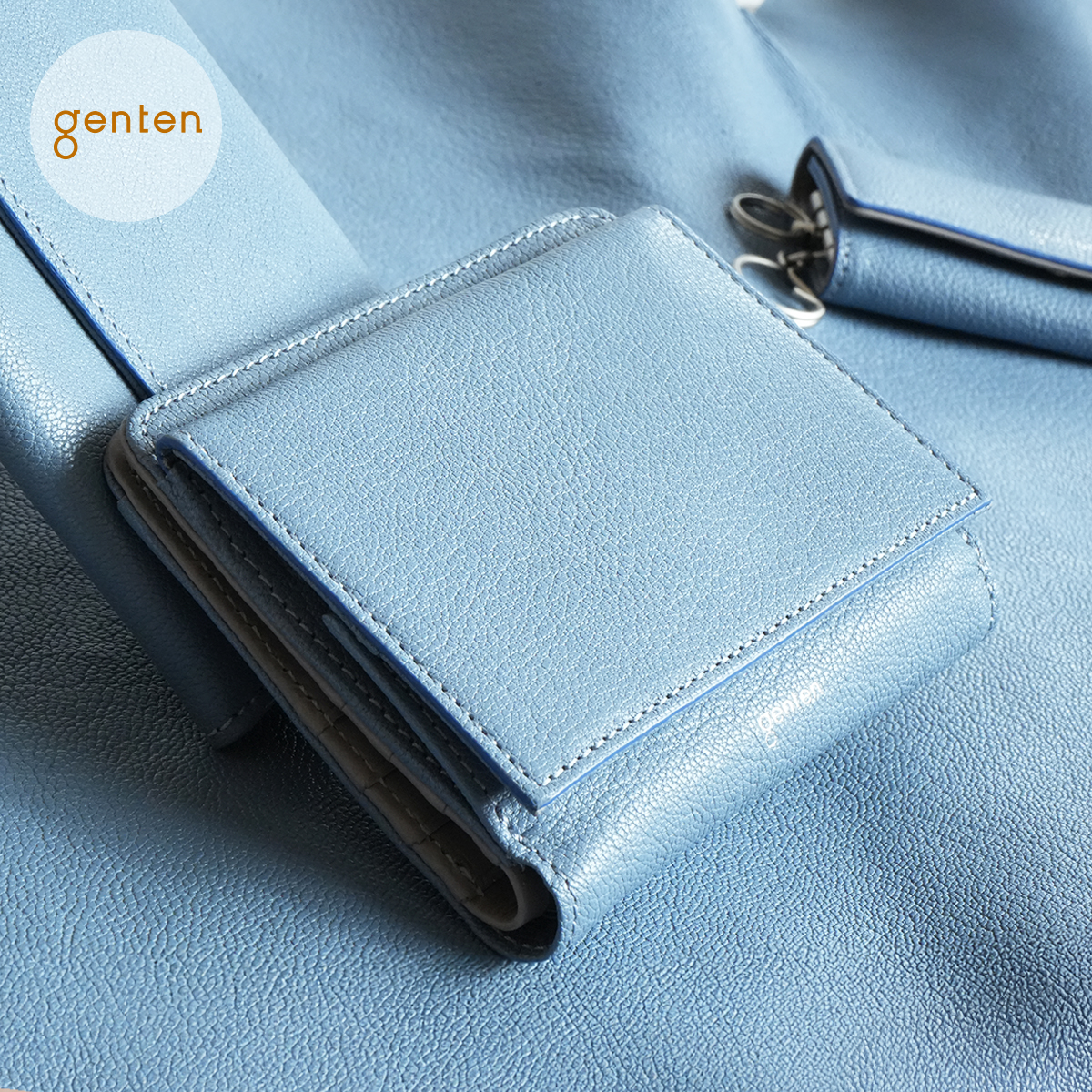 genten（ゲンテン） genten 44886 モルトフレスコ 2つ折り財布 本革 