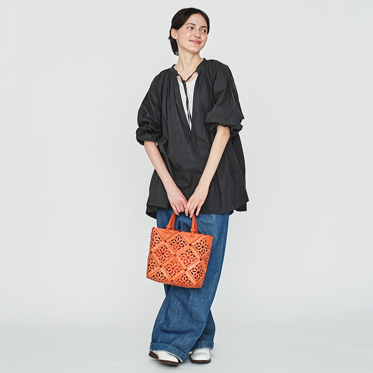 genten（ゲンテン） genten 44945 サスカットバスケットペール 手提げ