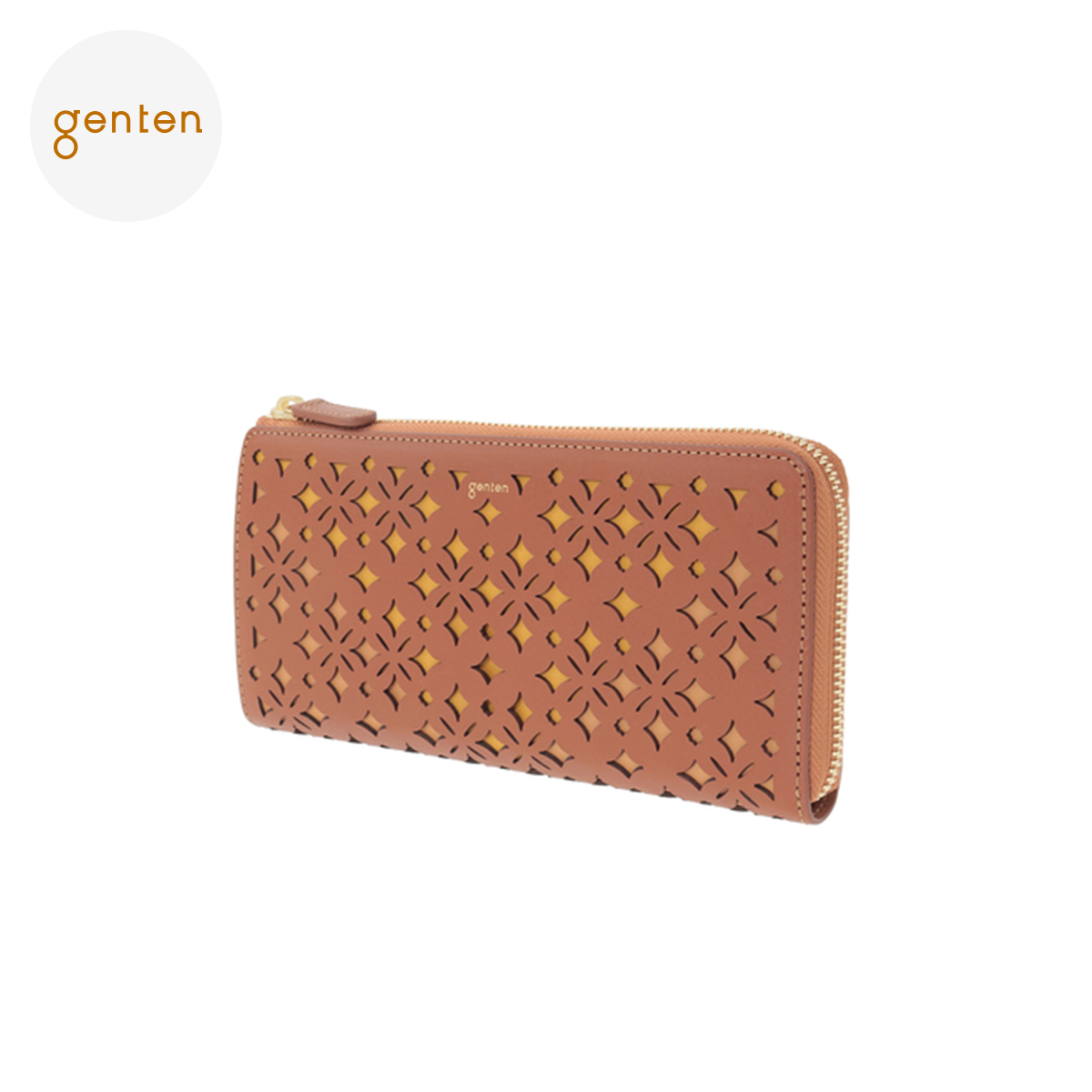 genten（ゲンテン） genten 45035 クアドリフォリオ 長財布 本革 