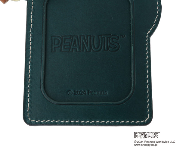 genten PEANUTS スヌーピー コラボ 財布 genten（ゲンテン） genten 46121 PEANUTS ジグザグウォレット革小物