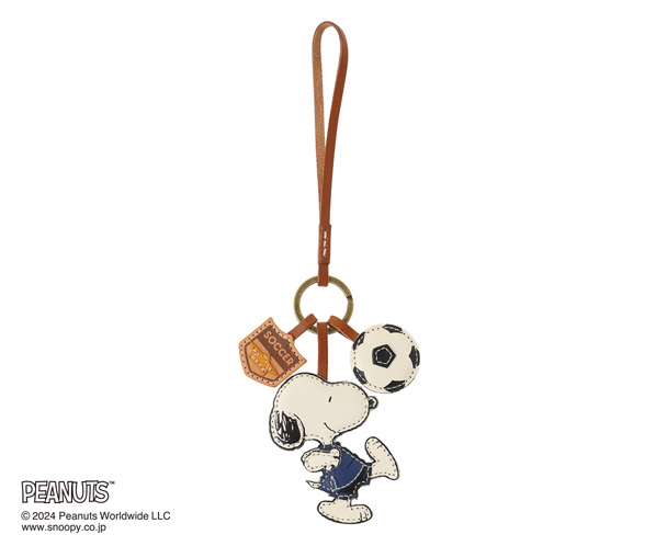genten ゲンテン 46124 PEANUTS ワクワクチャーム「Soccer」本革