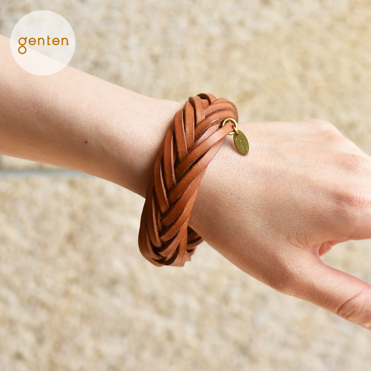 genten（ゲンテン） genten 48853 レザーアクセサリー メッシュ 