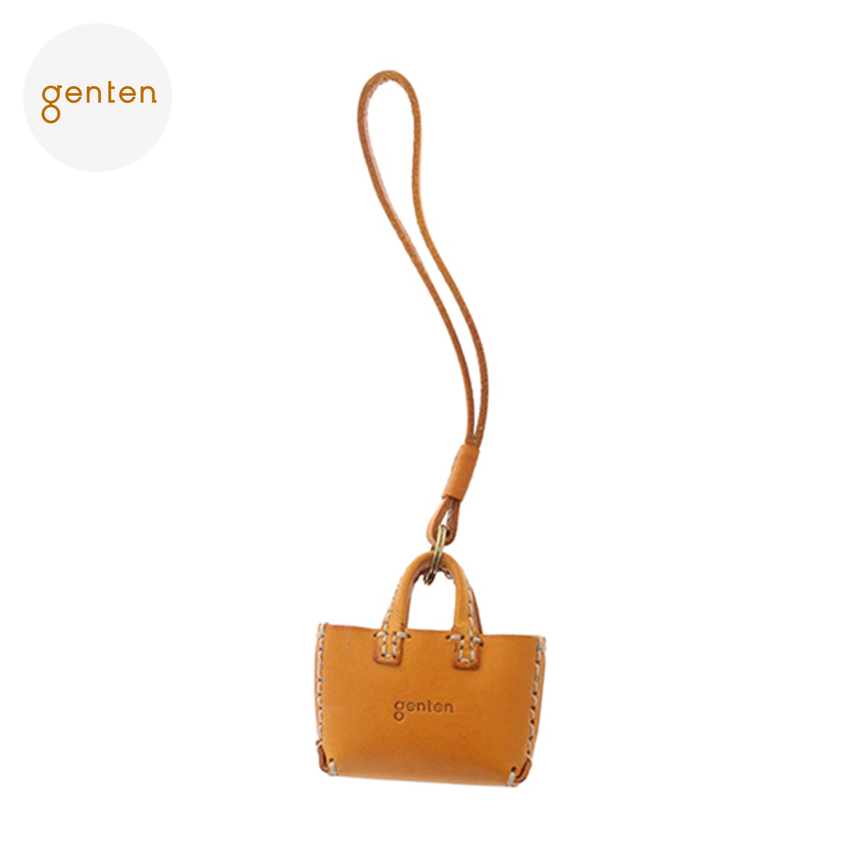 genten（ゲンテン） genten 49496 アマーノ ミニBAG チャーム 本革 