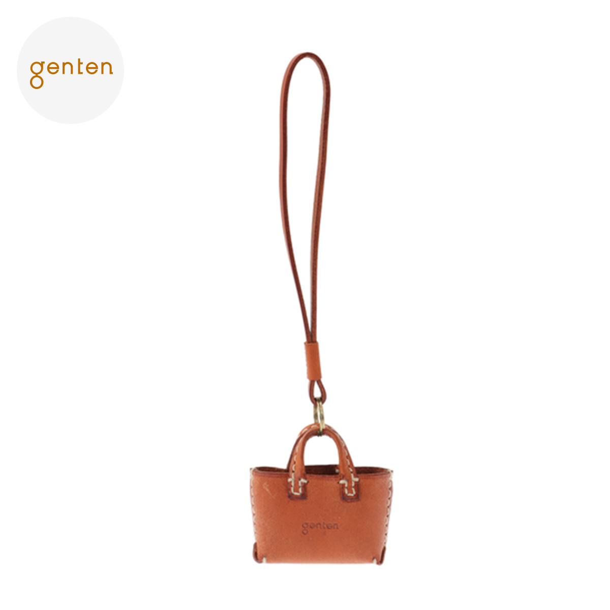 genten（ゲンテン） genten 49496 アマーノ ミニBAG チャーム 本革 