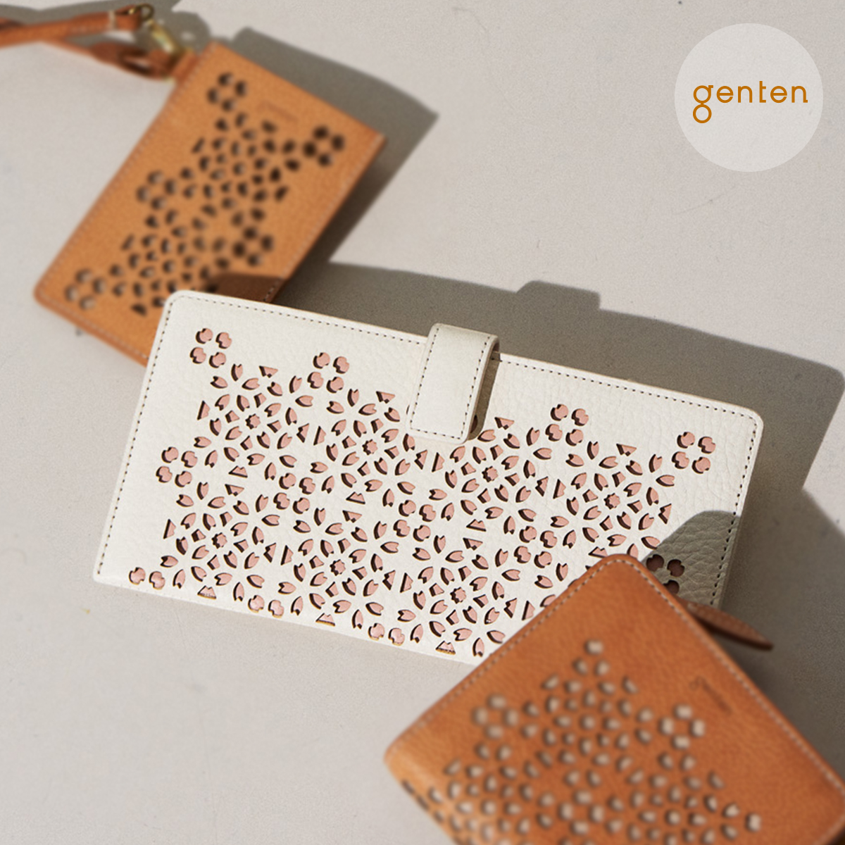 genten（ゲンテン） genten 49595 フラッターカットワーク マチなし長