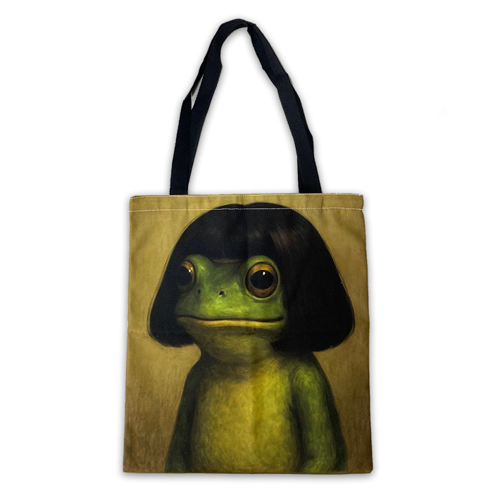 トートバッグ 蛙 かえる カエル レディース 肩掛け ボディバッグ 軽量