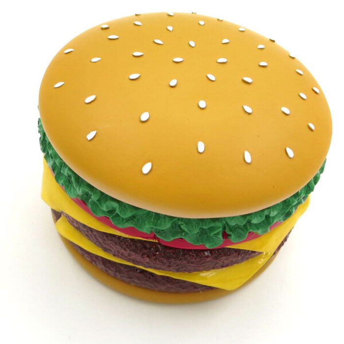 ハンバーガー 置物 チーズハンバーガー マルチコンテナ ケース 収納 入