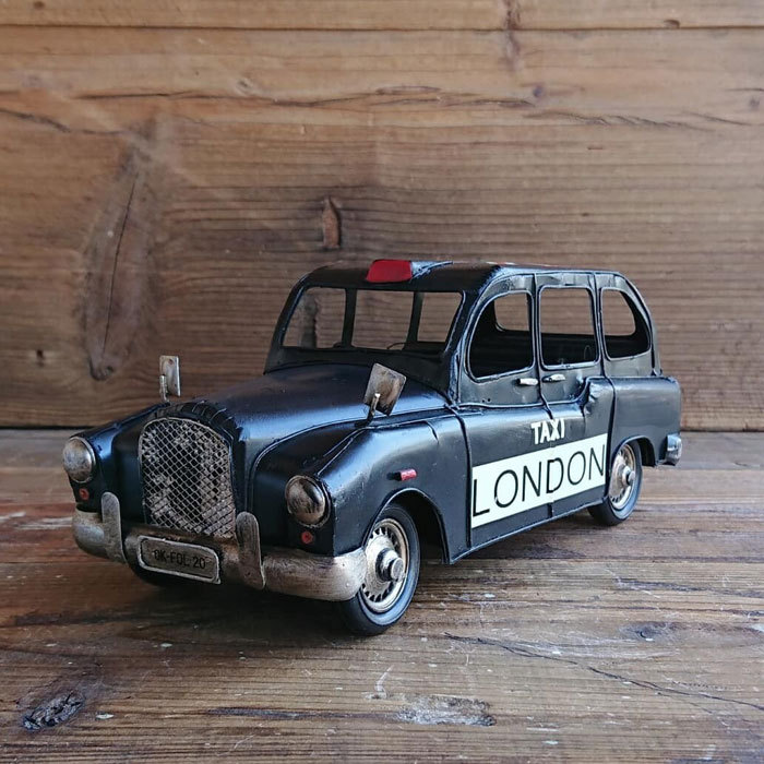 ロンドンタクシー 置物 タクシー イギリス 黒 インテリア ユニオン