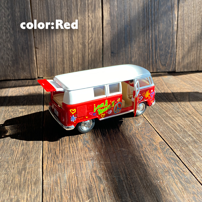 史上最も激安 フォルクスワーゲン ツートンカラー ミニカー ワーゲンバス ミニカー