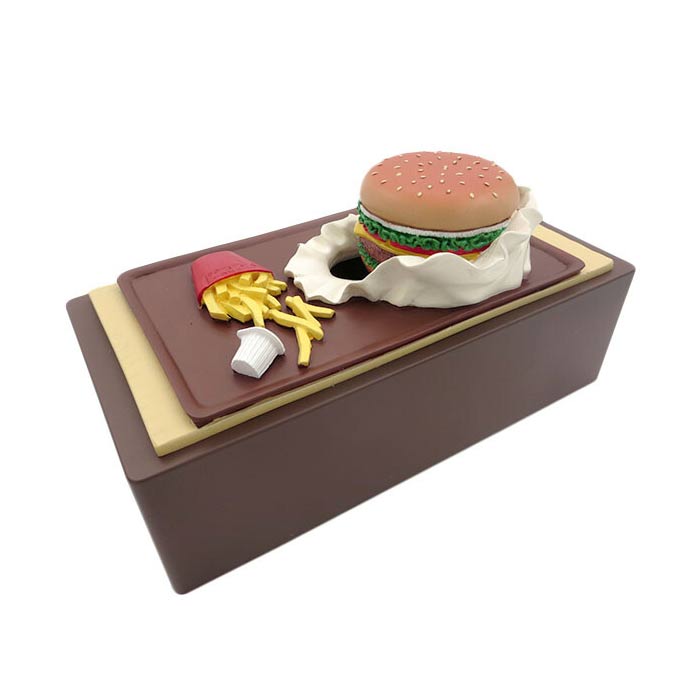 ハンバーガー チーズバーガー ティッシュケース ティッシュスタンド