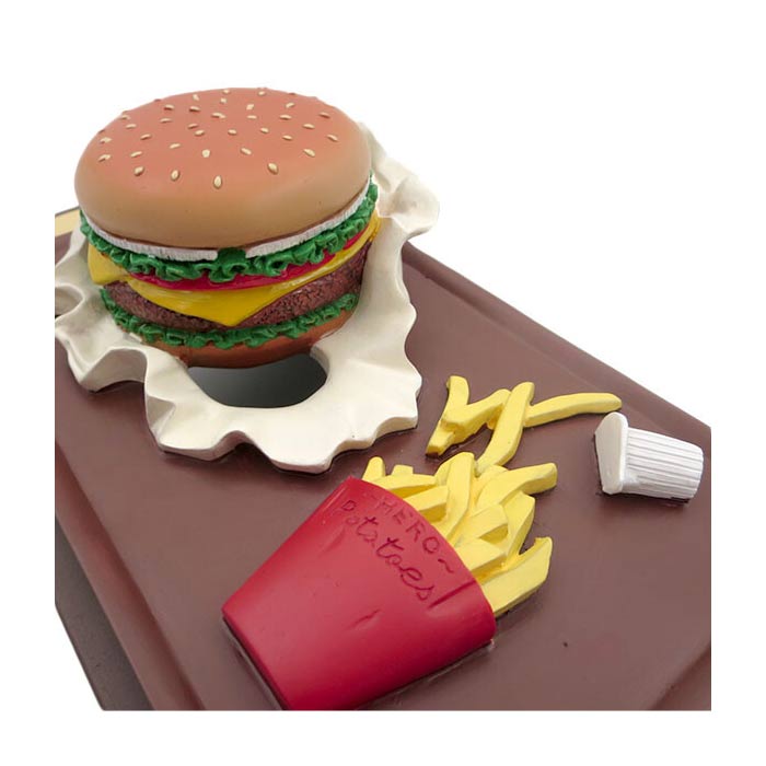 ハンバーガー チーズバーガー ティッシュケース ティッシュスタンド