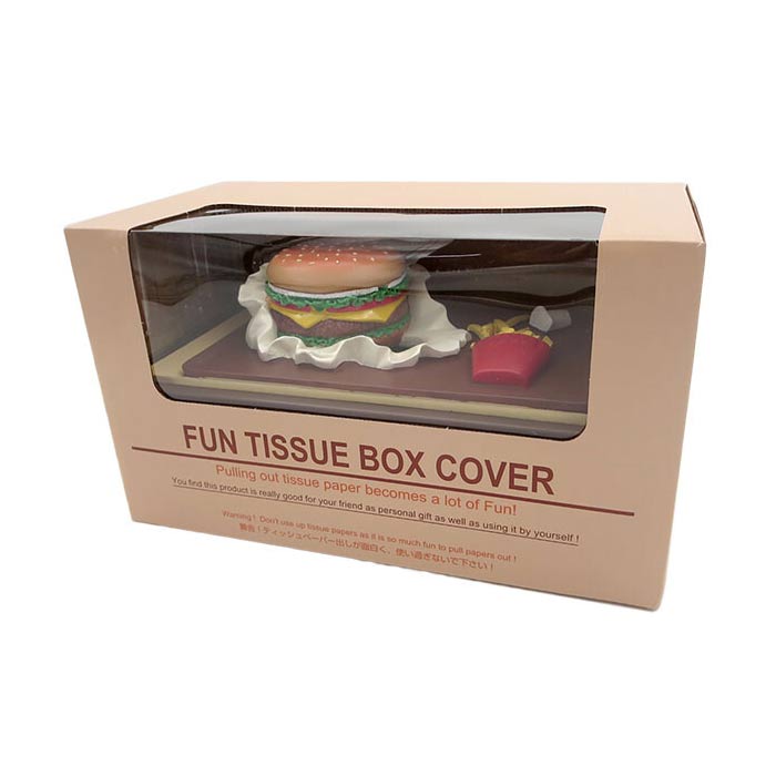 ハンバーガー チーズバーガー ティッシュケース ティッシュスタンド