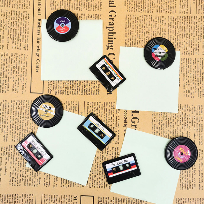 マグネット レコード カセットテープ 冷蔵庫 レトロ かわいい 磁石
