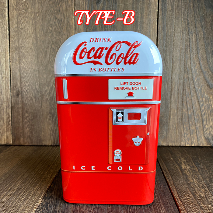 コカコーラ 自動販売機 貯金箱 cocacola ベンディングマシン 自販機型貯金箱 インテリア 置物 おしゃれ