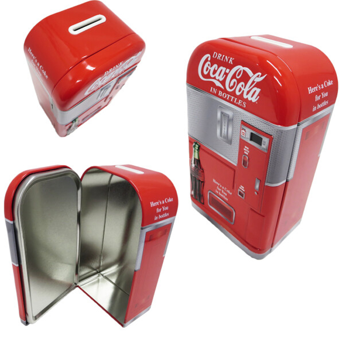 開店祝い コカコーラ 自動販売機 貯金箱 cocacola ベンディングマシン コレクション