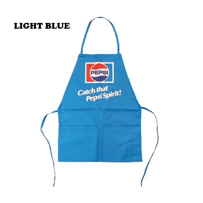 ペプシ PEPSI エプロン ペプシコーラ おしゃれ 3色 ポケット付き 男女