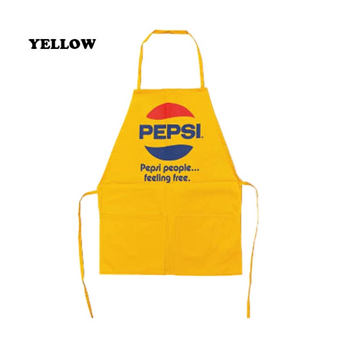 ペプシ PEPSI エプロン ペプシコーラ おしゃれ 3色 ポケット付き 男女