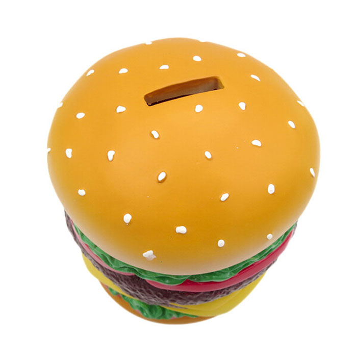 ハンバーガー 貯金箱 コインバンク ビッグマック レジン製