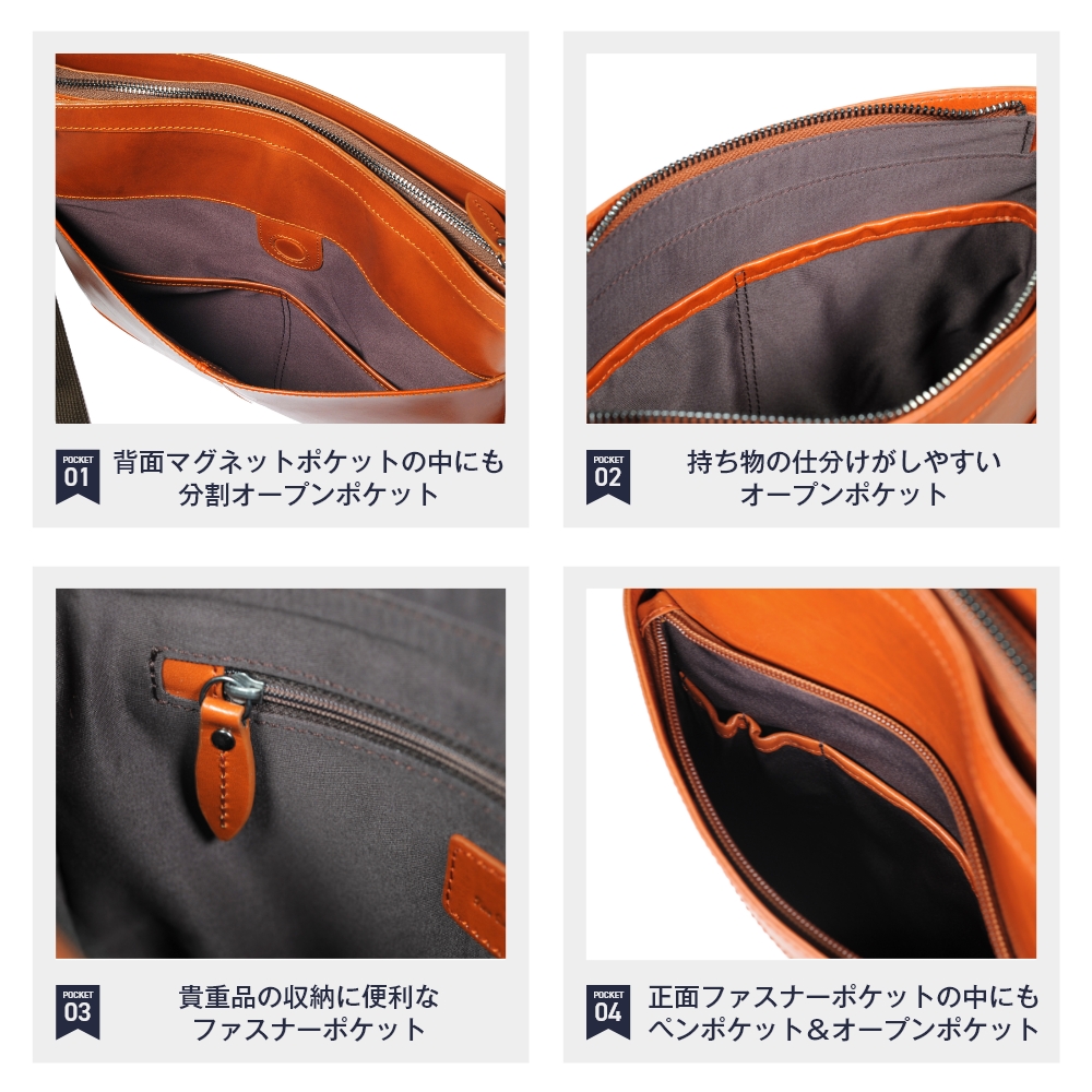 JOYA ショルダーバッグ メンズバッグ 本革 メンズ レディース