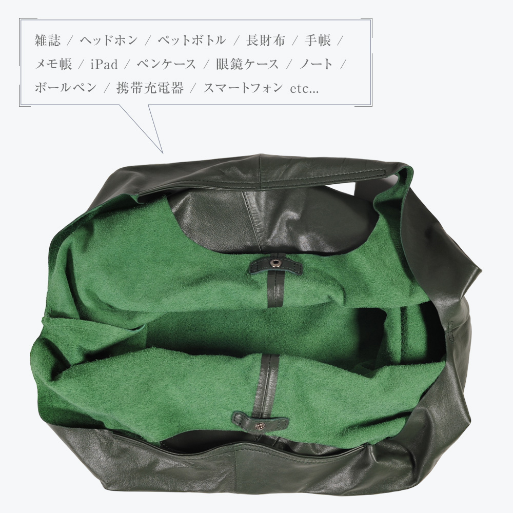 JOYA SDレザー 本革 ポーチ付き エコバッグ トートバッグ ジョヤ JOYA エコバッグ おしゃれ ブランド 大容量 折りたたみ