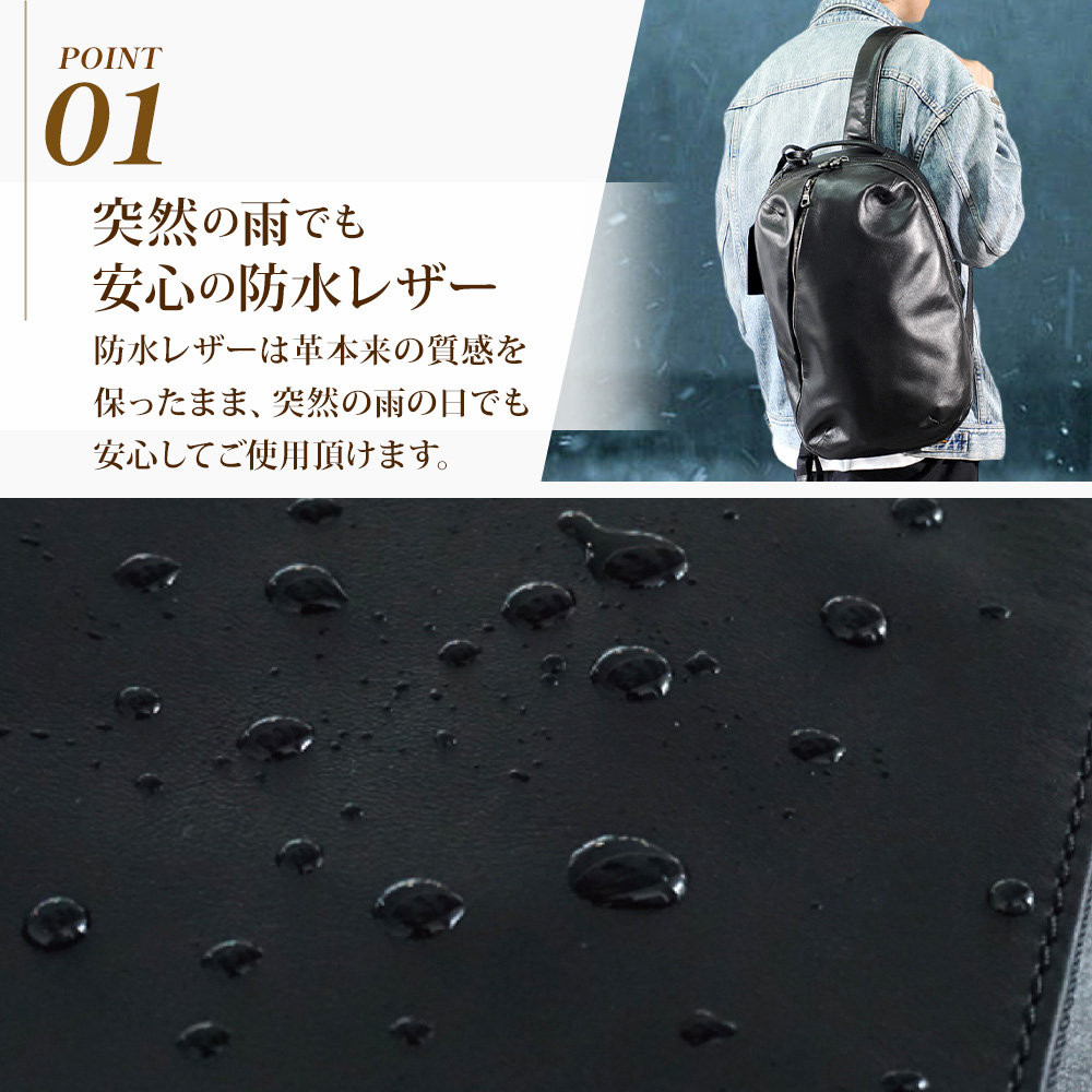 ビジネスバッグ メンズ 50代 2way 40代 a4 軽量 大容量 革 リュック 本革 防水 レザー ブランド 通勤 ビジネス バックパック PC カジュアル 小さめ joya 父の日｜genuine-leather-s｜12