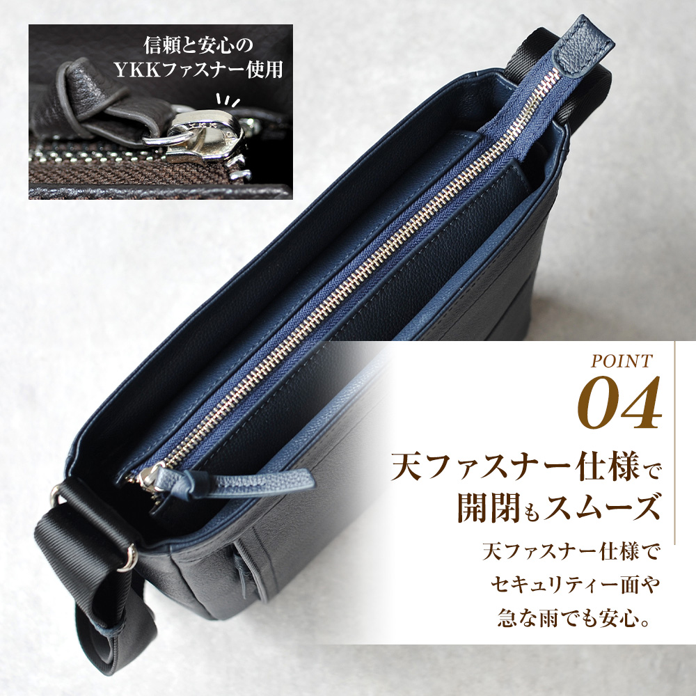 JOYA（ジョヤ） ショルダーバッグ メンズ 革 本革 軽い ブランド 軽量