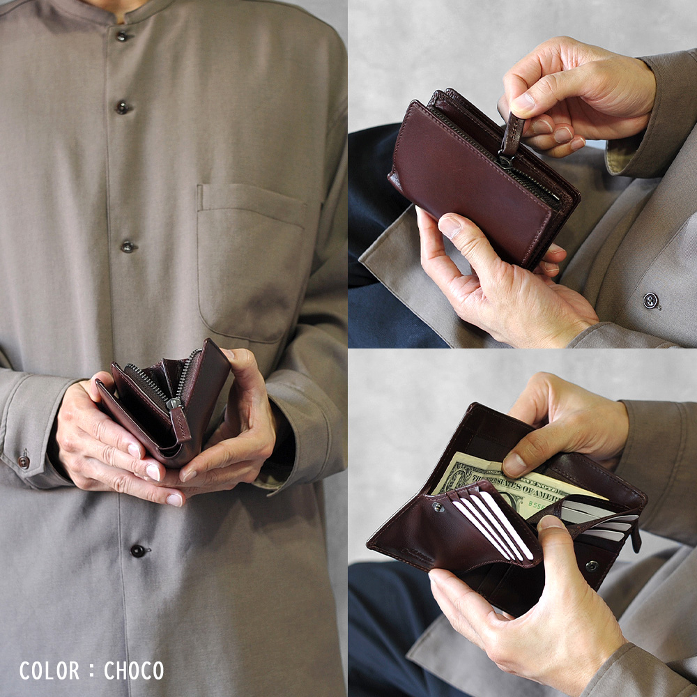 JOYA 財布 二つ折り メンズ 薄型 本革 軽量 ブランド おしゃれ