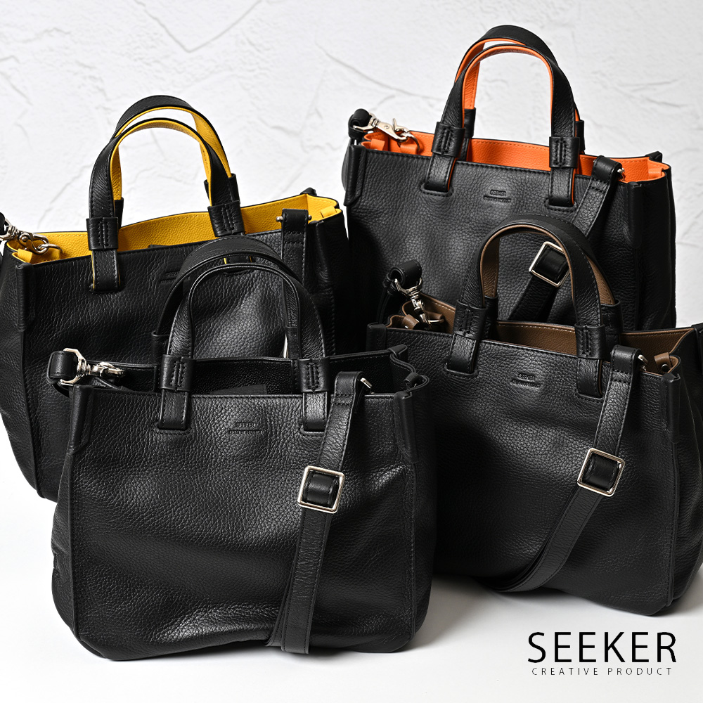 SEEKER（シーカー） ミニショルダーバッグ メンズ 縦型 2way